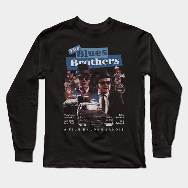 The Blues Brothers, Cult Classic, John Landis Long Sleeve T-Shirt by StayTruePonyboy